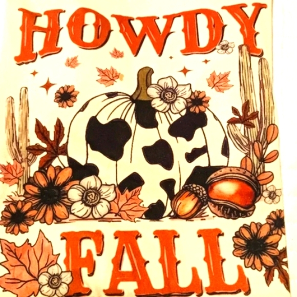 Bundle of two ladies (2) tshirts. Stitch and a Fall. Size Lg. - Picture 3 of 5